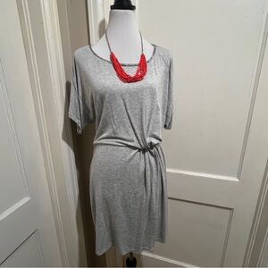Juicy Couture Heather Gray Knit T-shirt Dress women's large